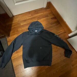 Dickies Black Hoodie with Logo Patch